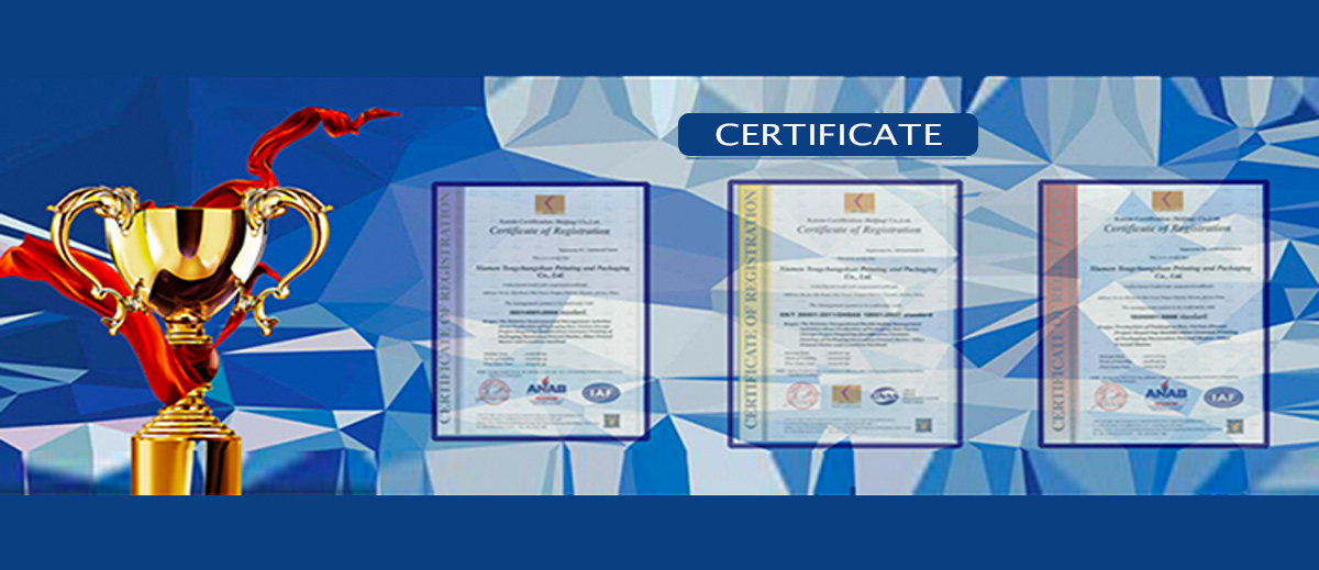 As a packaging manufacturer, what certificated G Print gain? 