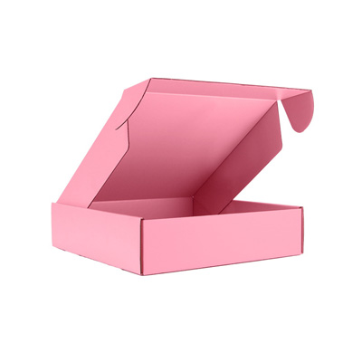 Pink mailer box for small business