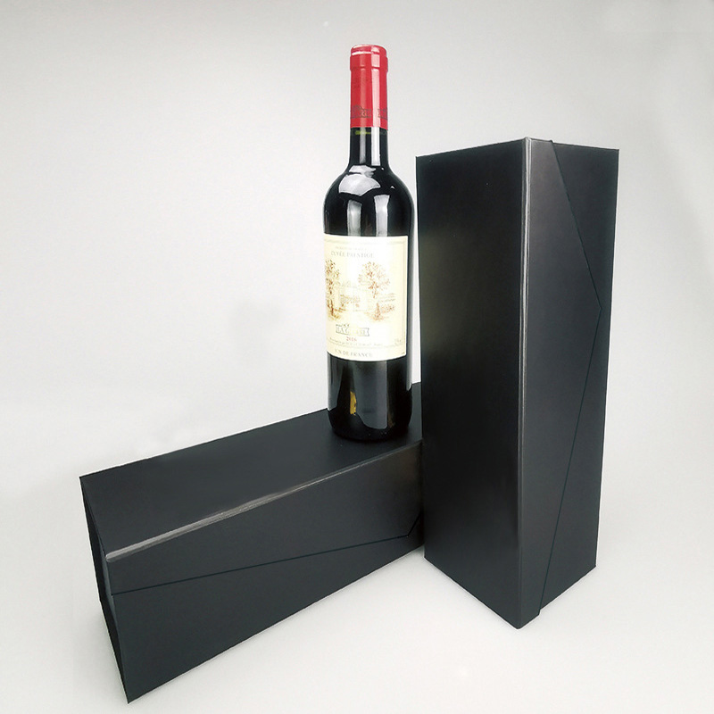 High quality foldable wine gift packaging box